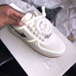 Travis Scott Air Forces Sail